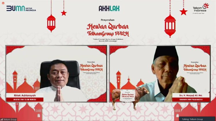 The President Director of Telkom Group and , the Treasurer of Muhammadiyah Central Board Marpuji Ali