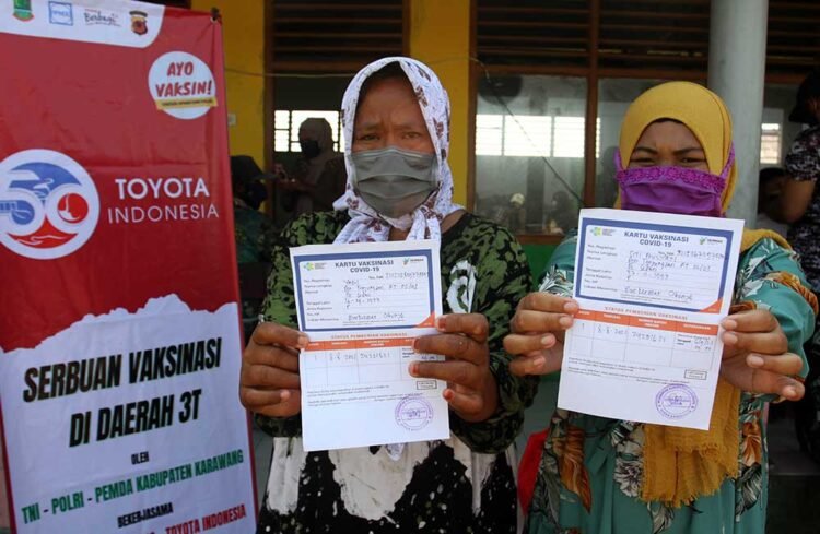 Toyota visits remote areas, provides vaccinations and food donations