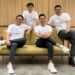 (L-R) Jonhni Chen, Co-Founder & CTO of Reku (at the back)_ Sumardi Fung, Co-Founder & CEO of Reku_ Jesse Choi, COO of Reku_ Robby, CCO of Reku