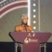 Dwi Soetjipto Head of SKK Migas at the 3rd International Convention on Indonesian Upstream Oil and Gas 2022 at the Nusa Dua Convention Center, Bali (11/25).