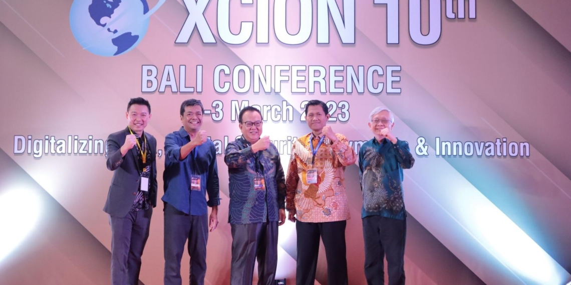 (Third person from left) Ray Sugiarto, Co-Founder of XCION and MCION during the 10th XCION Conference 2023
