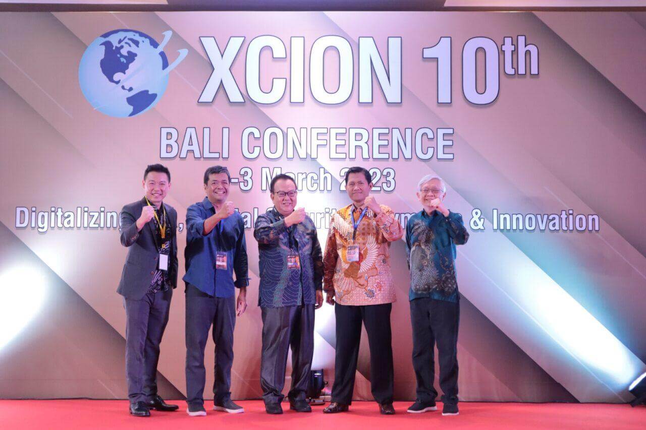 (Third person from left) Ray Sugiarto, Co-Founder of XCION and MCION during the 10th XCION Conference 2023