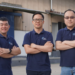 (left to right) Executives of Coldspace, David Loei (Head of Sales), Arnold Giovanni (CEO), and Ivan Liadi (Head of Business Development and Product)