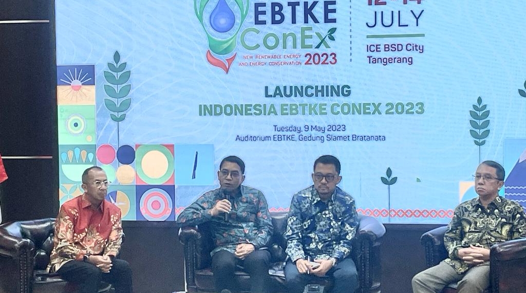 The launch of the 11th Indonesia EBTKE Conference and Exhibition 2023 in the Auditorium EBTKE, Jakarta.