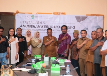 socialization of the east kalimantan cultural award
