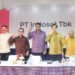 Indosat Ooredo Hutchison (IOH) during the financial report press conference 2023