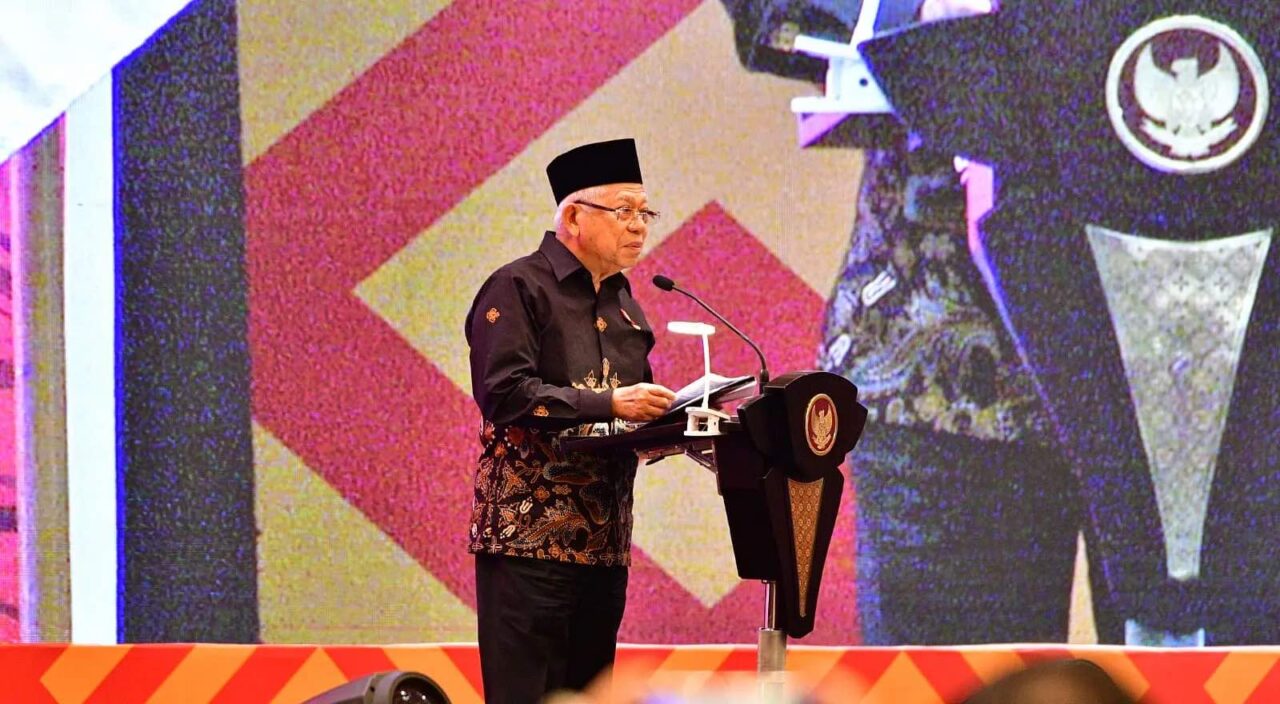 Indonesia's Vice President Ma'ruf Amin opens national work meeting of APKASI 2023