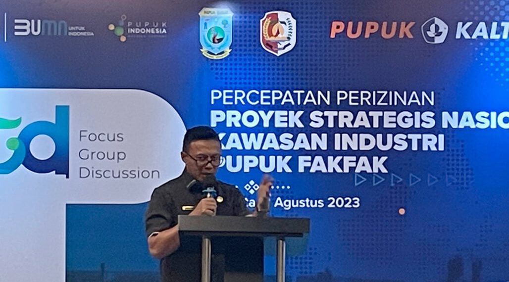 Fakfak Govt discuss the acceleration of National Strategic Program, Fakfak Fertilizer Industrial area
