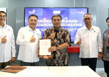 telkom and tanto intim line collaboration in providing IoT tracking container