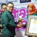 (Green Batik) Acting Regent of North Kolaka, Sukanto Tobing during the closing ceremony of Gebyar UMKM