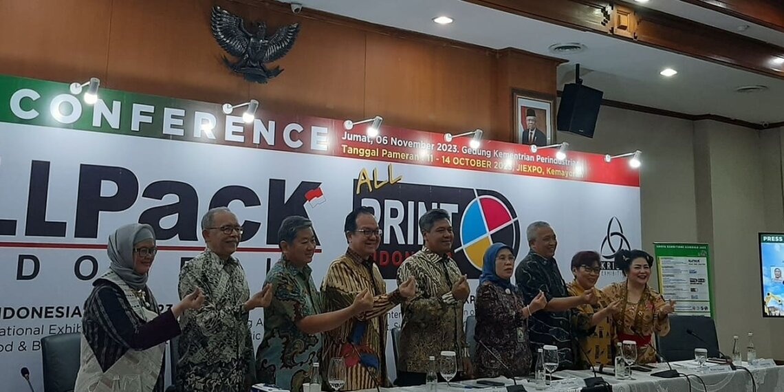 allpack and allprint indonesia 2023 press conference