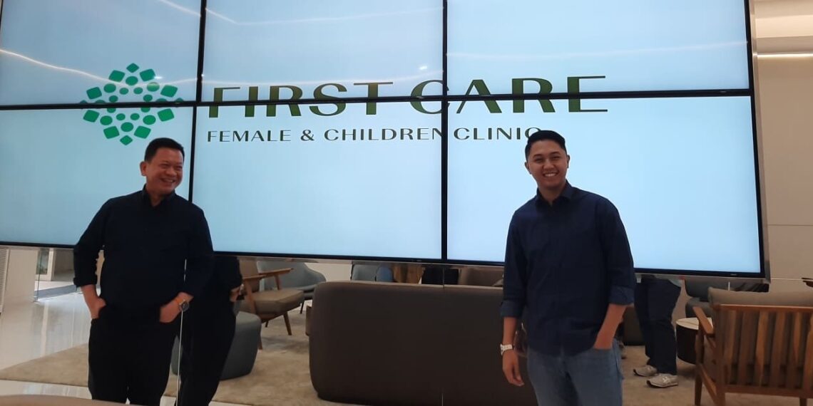 Dr. dr. Fitriyadi Kusuma, Sp.OG (K), ob-gyn specialist and co-founder of First Care Clinic (left) and Pasha Pernanda Fauzi, CEO of First Care Clinic in Jakarta (10/11).