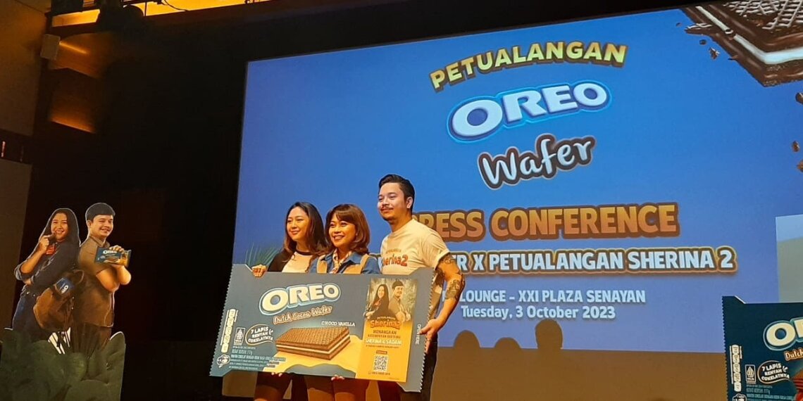 oreo wafer collaborate with petualangan sherina 2