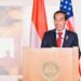 President Joko Widodo delivered a public lecture on the energy transition at Stanford University, San Francisco, USA (11/15). Image: BPMI Setpres