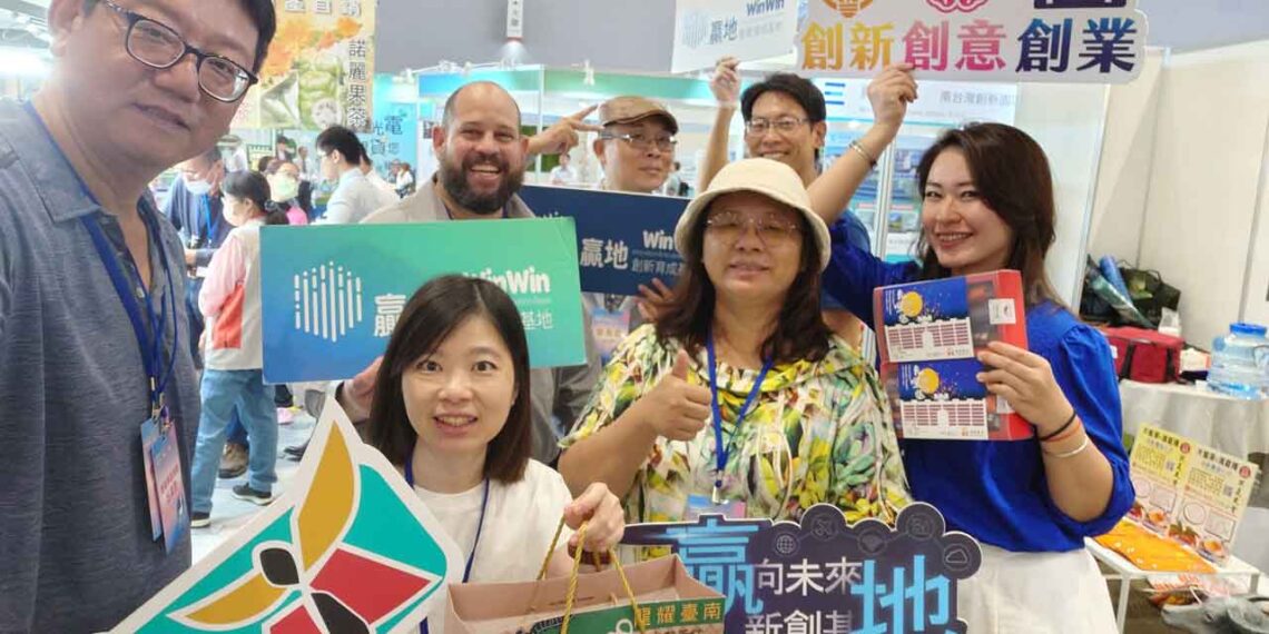 WinWin Innovation & Incubation Base startups showcase their achievements at the 2023 Smart Life in Tainan