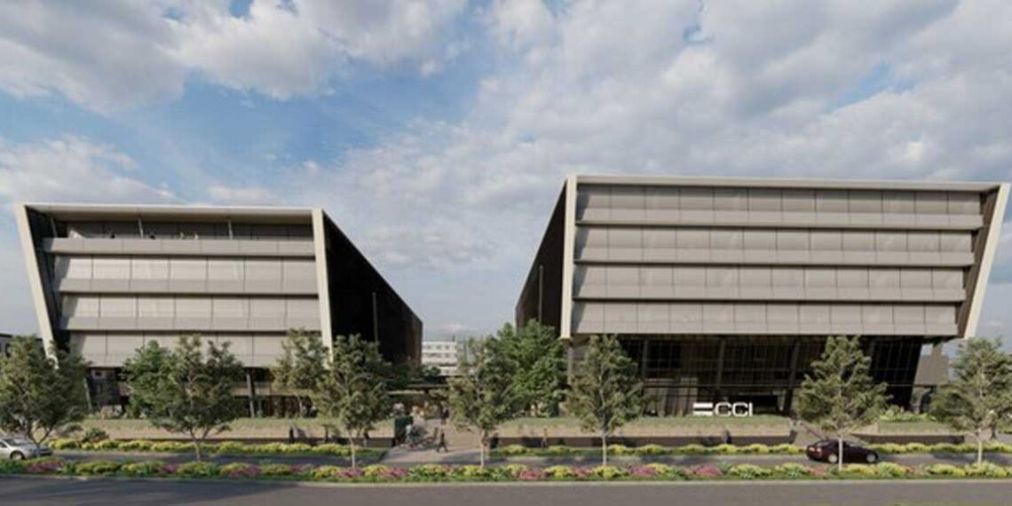 A render of CCI International’s new 5,000 call center in Tatu City (credit: CCI International)