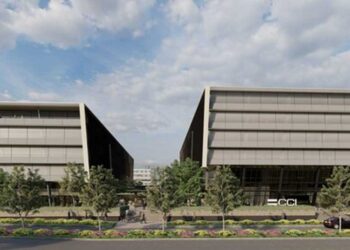 A render of CCI International’s new 5,000 call center in Tatu City (credit: CCI International)