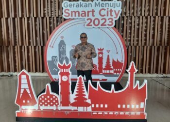 Head of Indragiri Hilir during Smart City 2023
