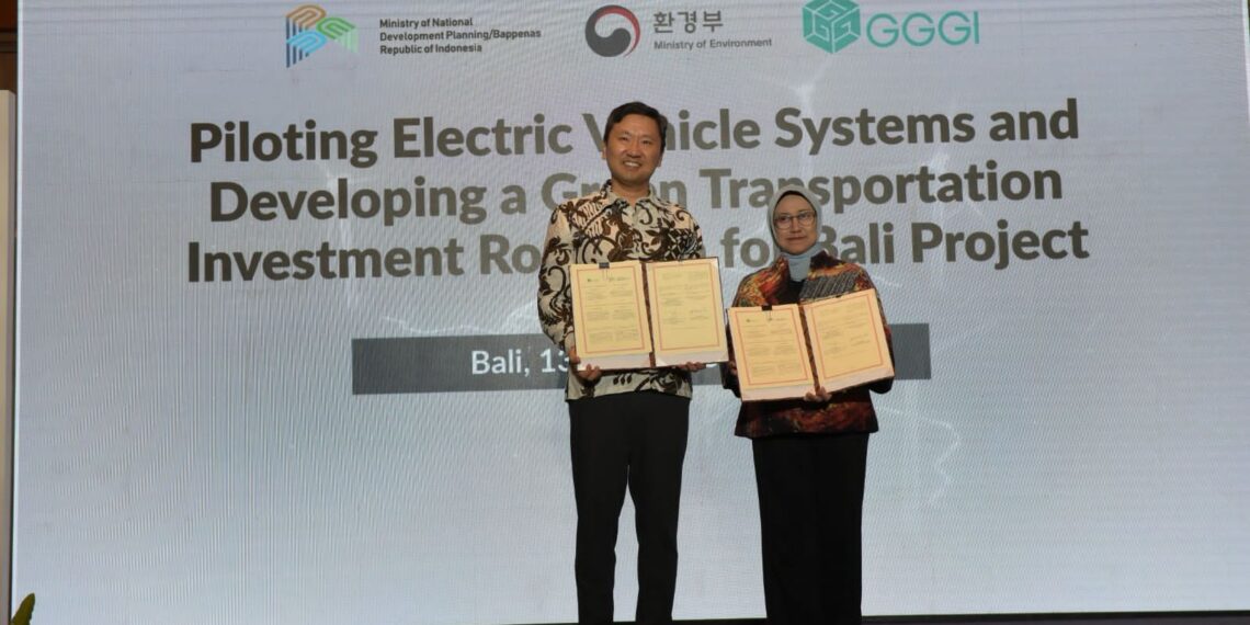 MoU signing between Indonesia and Korea to build EVs ecosystem in Bali