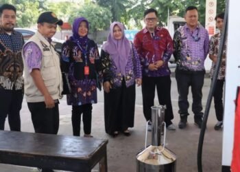 Tangerang Regency conduct fuel measurement checking to avoid cheating tricks ahead of Christmas