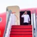Indonesia's President Joko 'Jokowi' Widodo during the launch of 4,988 4G BTS in 3T (Least developed, frontier, and outermost areas) in Indonesia