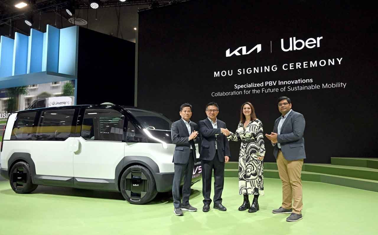 Kia Signs MoU to Offer Ride Hailing PBVs to Drivers on the Uber Platform