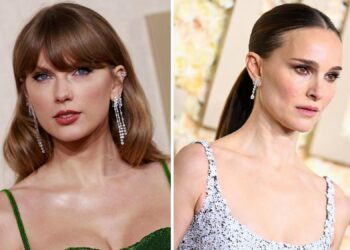 Taylor Swift and Natalie Portman Shine in De Beers at the 2024 Golden Globe Awards