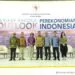 Indonesia's Finance Minister Sri Mulyani (Purple Batik) during The Indonesian Economic Outlook 2024