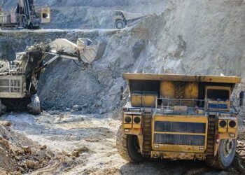 Illustration of Mining Industry, Mining Commodities