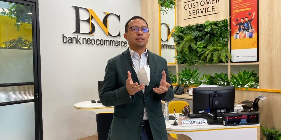 The Temporary Acting CEO of Bank Neo Commerce Aditya Windarwo