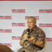 the President Director of National Logistics Agency (Bulog) Bayu Krisnamurthi responds to Indonesia's rising rice price