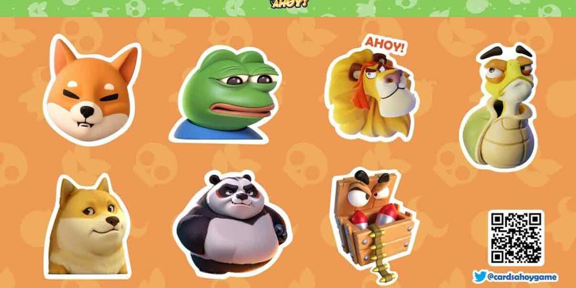 CARDS AHOY integrates a series of memes from the web3 community into the game