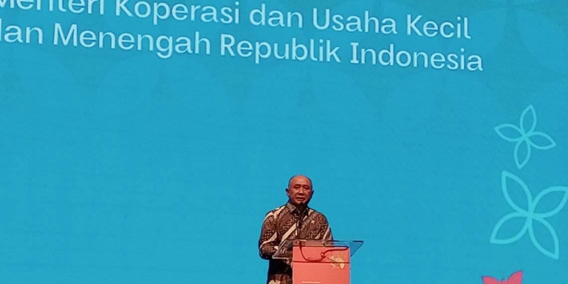Teten Masduki delivered his opening remarks at the 24th Inacraft at JCC, Jakarta.