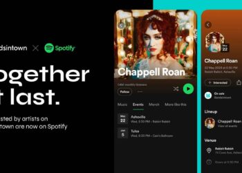 Bandsintown event listings are now directly integrated into Spotify to boost live music discovery.