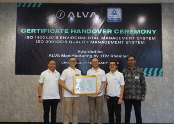 Alva annouced its achievement by receiving ISO 9001 and ISO 14001
