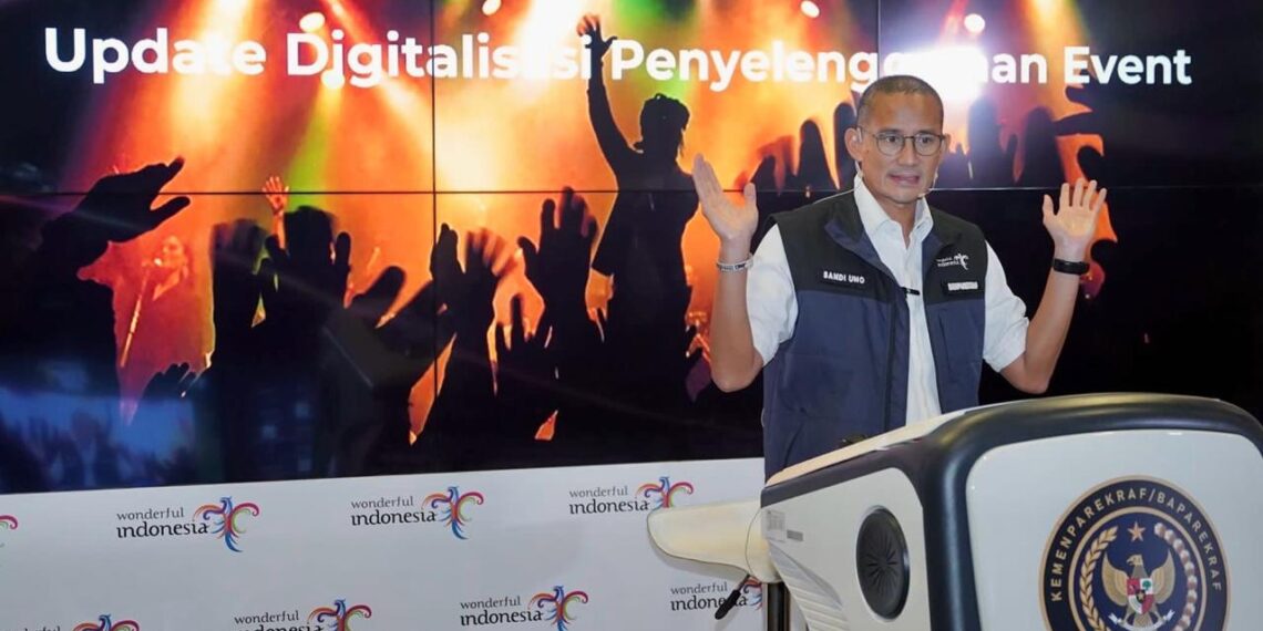 The Minister of Tourism and Creative Economy, Sandiaga Uno