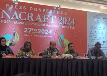 Press conference of the 24th Inacraft at Kakatua room, JCC.