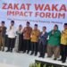 MoU signing of Zakat Waqf Impact Forum in Bappenas Building, Jakarta (03/20). Credit: Haris