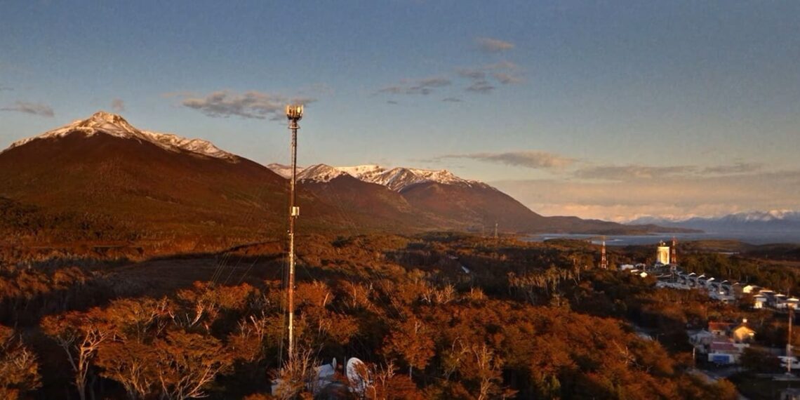Huawei's base station tower in Puerto Williams, Chile. Credit: Huawei