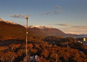 Huawei's base station tower in Puerto Williams, Chile. Credit: Huawei