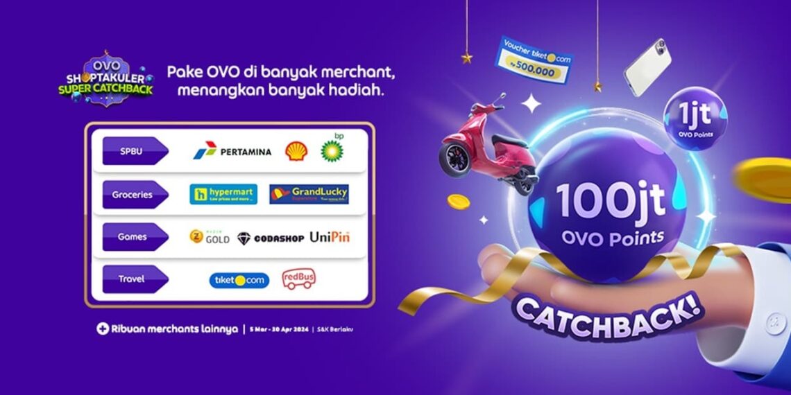 Ovo Shoptakuler Super Catchback. Credit: Grab