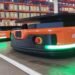 A robot at 5G smart warehouse.