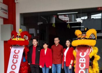 Inauguration of the OCBC Creative Hub Ruang Kreasi at the Cisauk Intermoda Modern Market, Tangerang Regency, Banten (03/01).