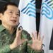 Suharso Monoarfa, Minister of National Development Planning/Head of Bappenas spoke on the 2025 Work Plan during a press conference at the Bappenas Building, Central Jakarta (03/12).