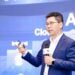 Steven Zhao delivering a speech