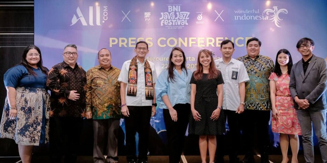 BNI Java Jazz Festival 2024 press conference. Credit: Ministry of Tourism and Creative Economy