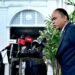 Minister Budi in a press conference after the meeting between President Jokowi and Microsoft CEO Satya Nadella at the State Palace, Central Jakarta (04/30). Credit: Ministry of Communication and Informatics