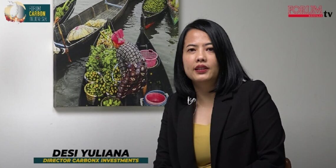 Dessi Yuliana, CarbonX Investments Director on the Forum Carbon Indonesia YouTube channel.