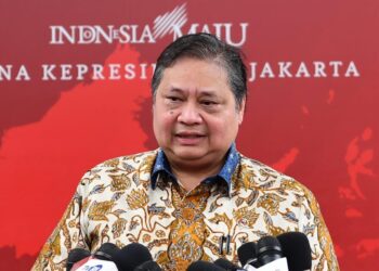 Airlangga Hartarto, Coordinating Minister for Economic Affairs. Credit: BPMI Setpres