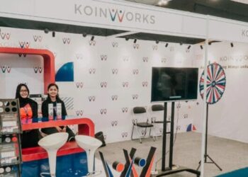 KoinWorks' booth. Credit: KoinWorks